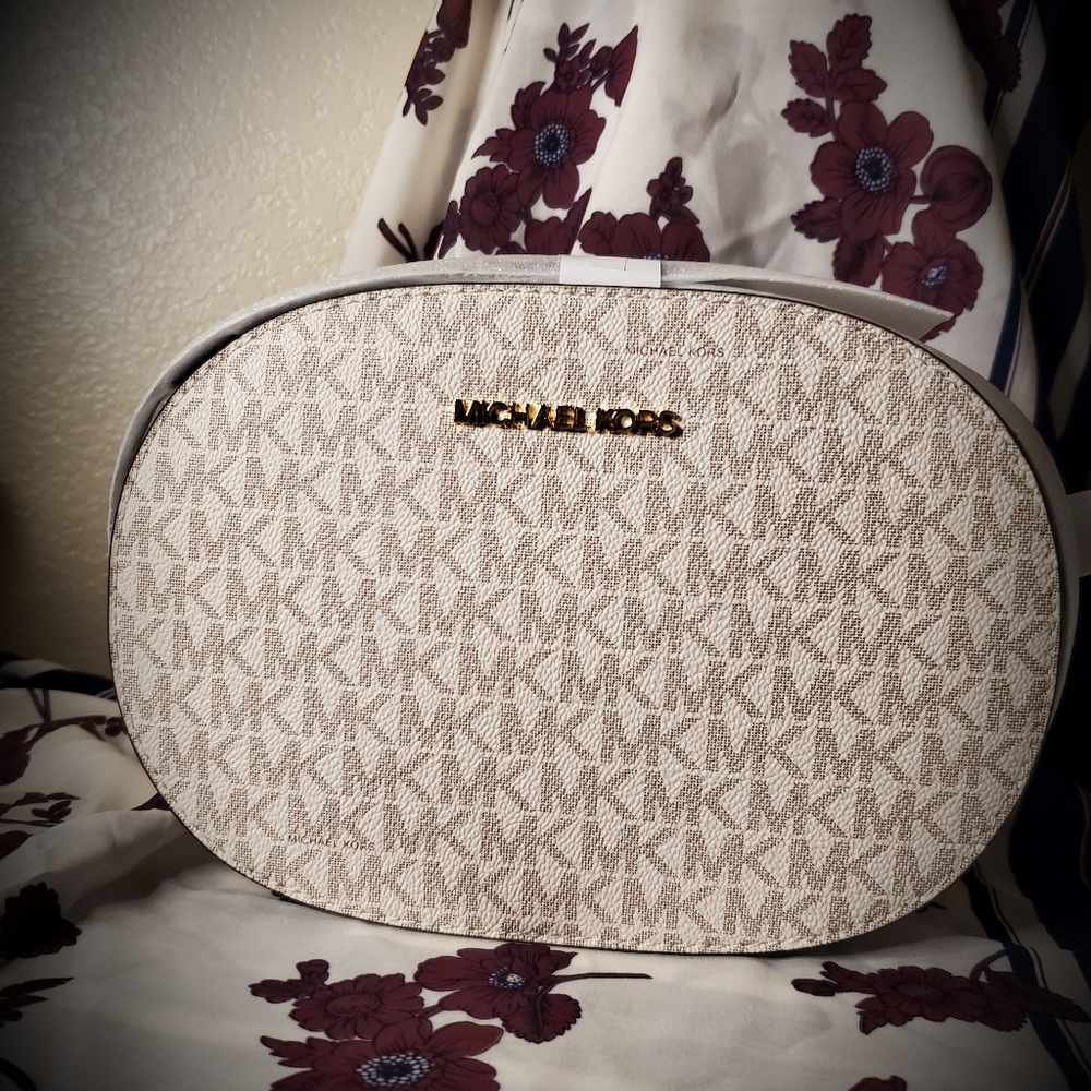 Michael Kors Vanilla Logo Crossbody Bag